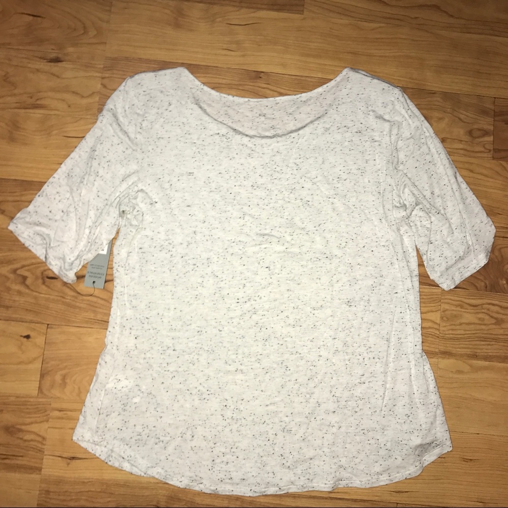 Final sale!! NWT Apt 9 Speckled lightweight T-shirt Large - Picture 4 of 4